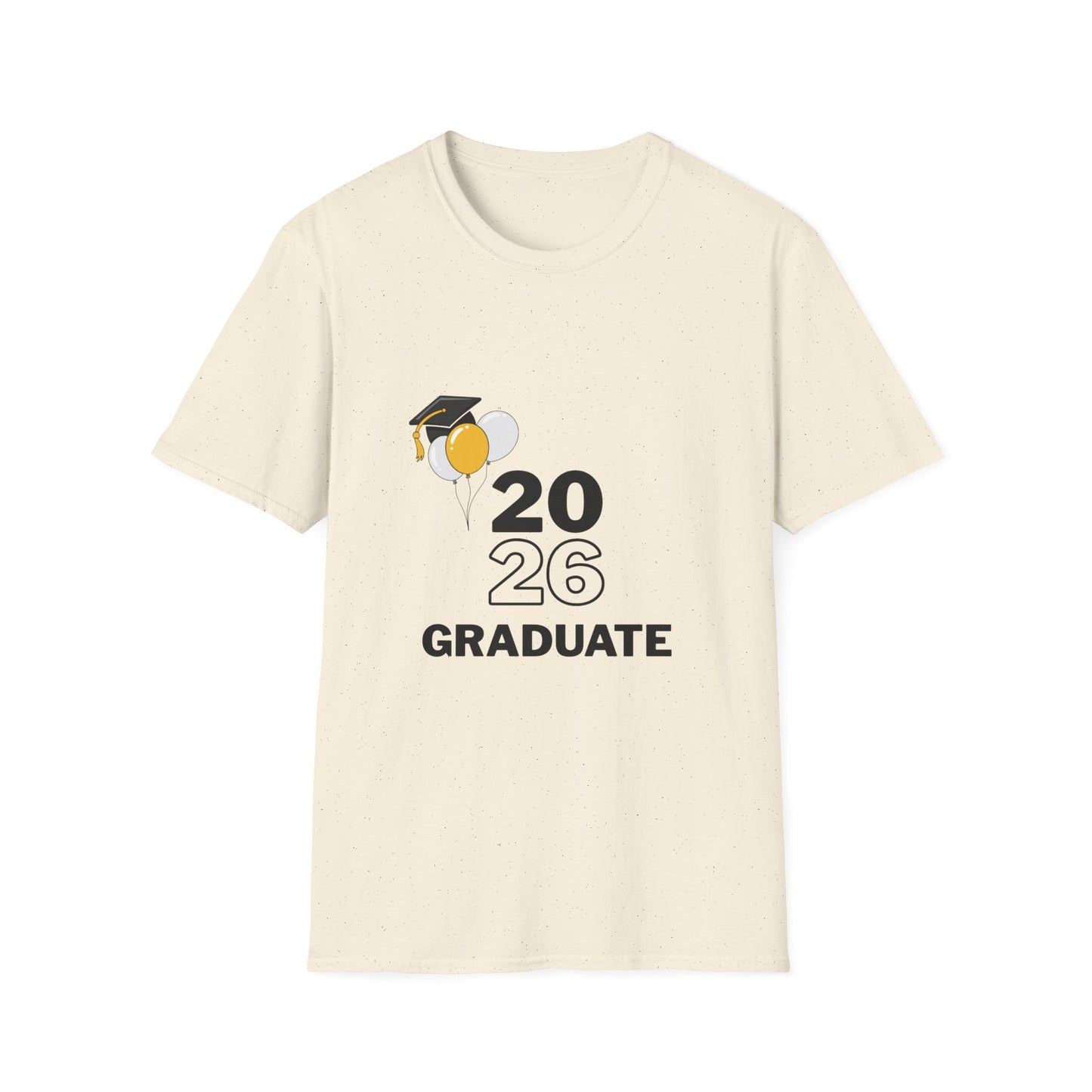 2026 Graduate T-Shirt – 2026 Graduate Tee with Cap & Balloon Design