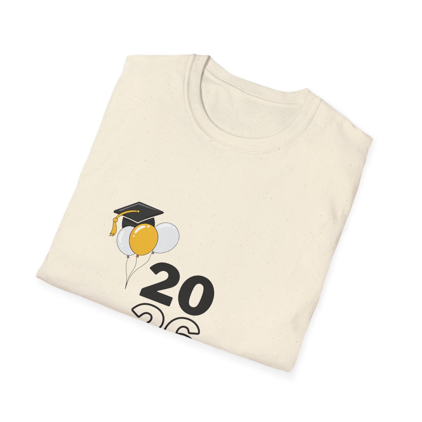 2026 Graduate T-Shirt – 2026 Graduate Tee with Cap & Balloon Design