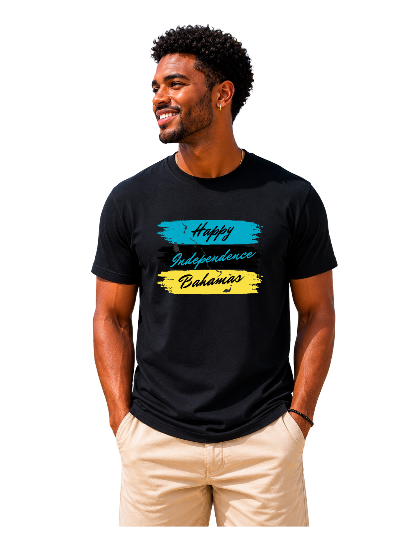 "Happy Independence Bahamas" Patriotic Tee