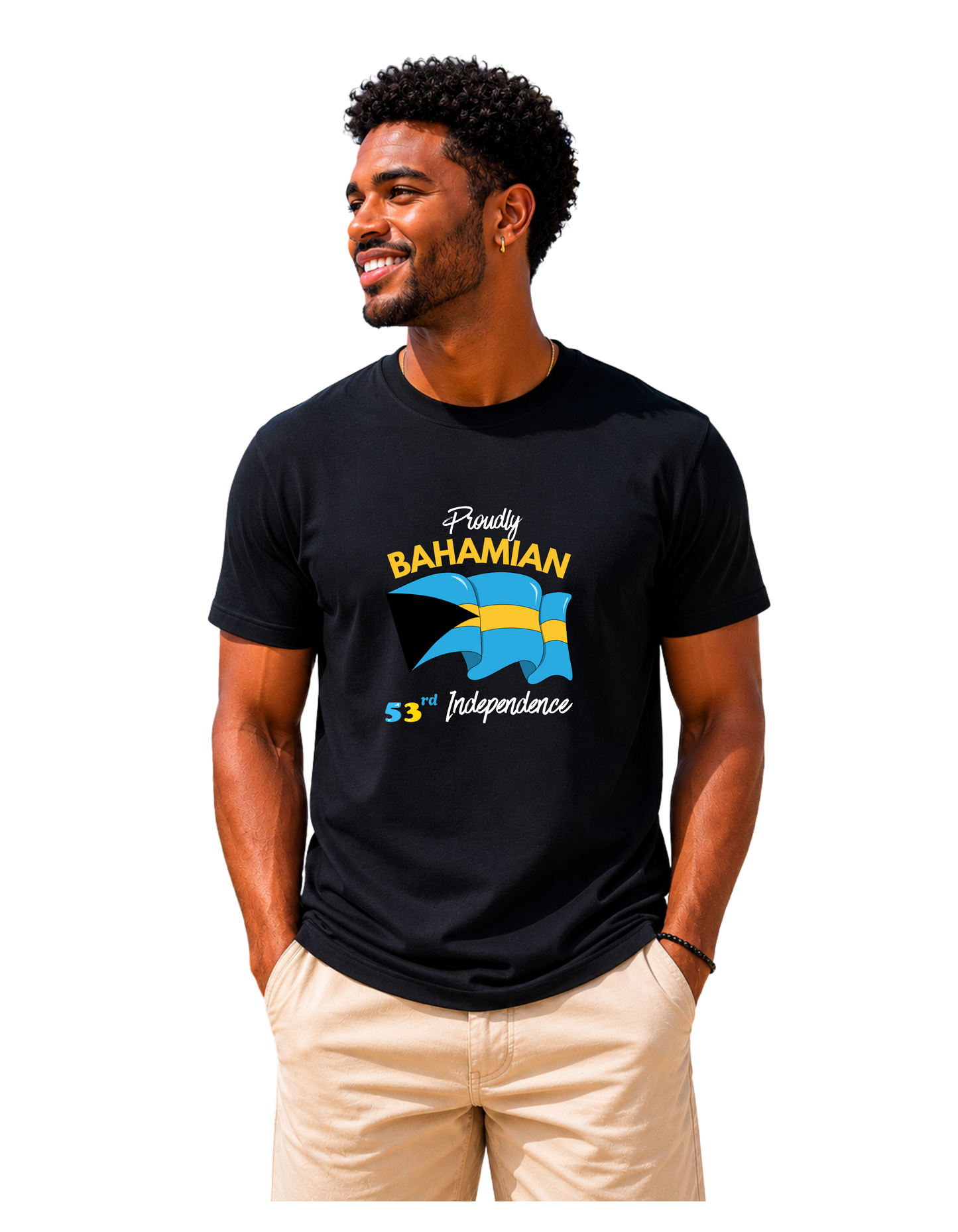 Bahamian Independence T-Shirt – "Proudly Bahamian" 53rd Anniversary Tee