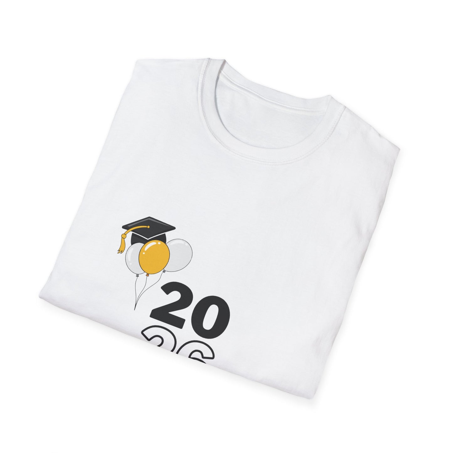 2026 Graduate T-Shirt – 2026 Graduate Tee with Cap & Balloon Design