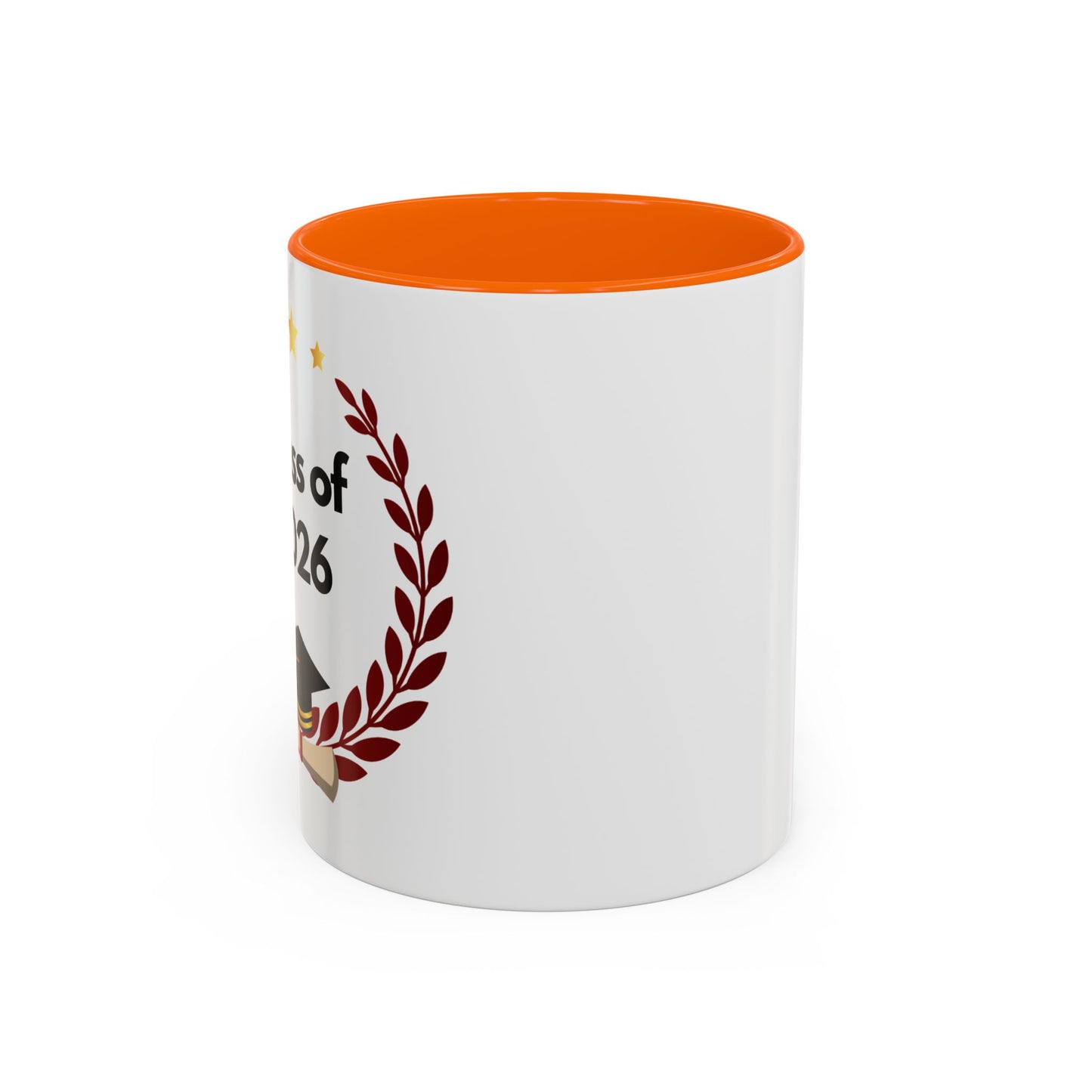 Graduation Class of 2026 Accent Coffee Mug – Personalized Grad Gift