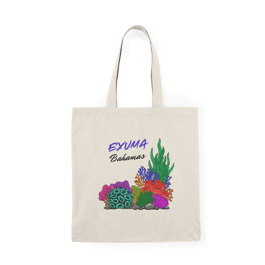 Exuma Bahamas Coral Reef Tote Bag – Natural Beach Market Bag