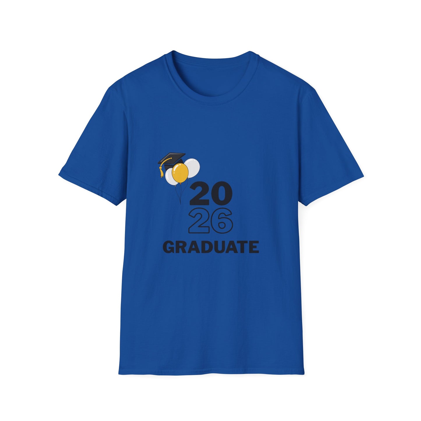 2026 Graduate T-Shirt – 2026 Graduate Tee with Cap & Balloon Design