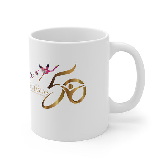 50th Independence Ceramic Mug 11oz